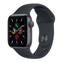 Apple Watch SE GPS Cellular 40mm Space Gray Aluminum Case - Midnight Sport Band