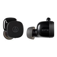 Audio-Technica ATH-SQ1TW True Wireless Bluetooth Earbuds - Black