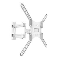 Kanto M300W Full Motion Mount for TVs  26&quot; to 55&quot;  - White