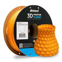 Inland Matte PLA Filament 1.75mm Matte Orange 3D Printer Filament, 1kg Spool (2.2lbs)