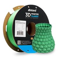 Inland 1.75mm PLA 3D Printer Filament 1kg (2.2 lbs) Cardboard Spool - Matte Green