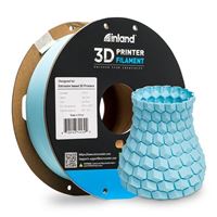Inland Matte PLA Filament 1.75mm Matte Light Blue 3D Printer Filament, 1kg Spool