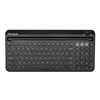 Targus Multi-Device Bluetooth Antimicrobial Keyboard with Tablet/Phone Cradle