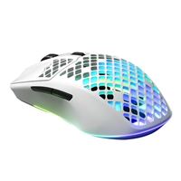 SteelSeries Aerox 3 Wireless Ultra-Lightweight Gaming Mouse - Snow