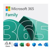 Microsoft 365 Family - 12 Month Subscription, Up to 6 People