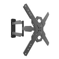 Kanto PS300 Full Motion Mount for 26-inch to 60-inch TVs - Black