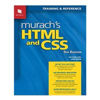 Mike Murach & Assoc. MURACH HTML AND CSS 5E