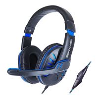 Accessory Power ENHANCE Infiltrate GX-H5 Gaming Headset with Rotating Microphone - Blue