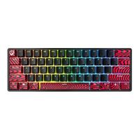 Ghost K1 Pewdiepie - Plastic Wireless Keyboard Black PDP Gateron Red Switches