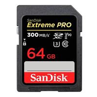SanDisk 64GB Extreme Pro microSDHC UHS-II Flash Memory Card with...