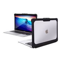 Techprotectus Rugged Protective Hardshell Case for 2020 and M1 2020 13&quot; MacBook Air - Black