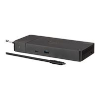 Dell Thunderbolt Dock WD19TBS (with 130W Power Delivery) USB-C, Thunderbolt 3, HDMI, Dual DisplayPort - Black