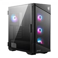 MSI MPG VELOX 100R Tempered Glass ATX Mid-Tower Computer Case - Black