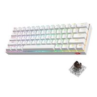 Redragon K530 Draconic Compact RGB Wireless Mechanical Keyboard with Brown Switches - White