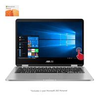 ASUS VivoBook Flip J401MA-PS04T 14&quot; 2-in-1 Laptop Computer - Grey