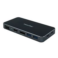 Visiontek VT200 Dual Display USB-C Docking Station with Power Passthrough