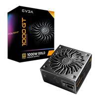 EVGA SuperNOVA 1000 GT 80 Plus Gold 1000W Fully Modular Power Supply; Eco Mode with FDB Fan; 10 Year Warranty; Includes Power ON Self Tester; Compact 150mm Size; Power Supply 220-GT-1000-X1