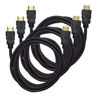 PPA HDMI to HDMI High Speed Cable (3 pack) -6 ft