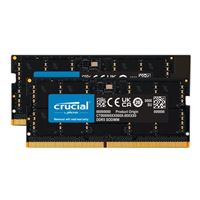 Crucial 64GB 2 x 32GB DDR5-4800 PC5-38400 CL40 Dual Channel Laptop Memory Kit CT2K32G48C40S5
