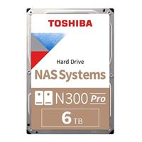 Toshiba N300 Pro 6TB 7200RPM SATA III 6Gb/s 3.5&quot; Internal NAS CMR Hard Drive
