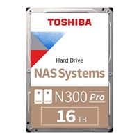 Toshiba N300 Pro 16TB 7200RPM SATA III 6Gb/s 3.5&quot; Internal NAS CMR Hard Drive