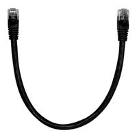 PPA 1 Ft. CAT 6 Snagless Ethernet Cable - Black