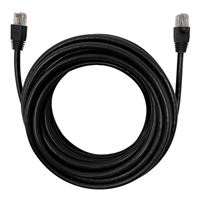 PPA 25 ft. CAT 6 Snagless Ethernet Cable - Black