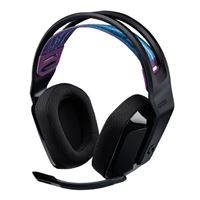 Logitech G G535 Lightspeed Wireless Gaming Headset - Lightweight On-Ear Headphones, Flip to Mute Mic, Stereo, Compatible with PC, PS4, PS5, USB Rechargeable - Black