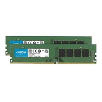 Crucial 16GB (2 x 8GB) DDR4-3200 PC4-25600 CL22 Dual Channel Desktop Memory Kit CT2K8G4DFRA32A - Green