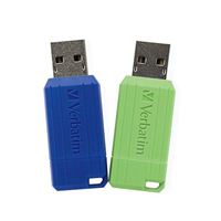 Verbatim 32GB Pinstripe Hi-Speed USB 2 Flash Drive - Black