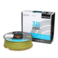 Inland 1.75mm Tough PLA 3D Printer Filament 1.0 kg (2.2 lbs.) Spool - Olive Green