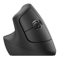 Logitech Lift Vertical Ergonomic Wireless Mouse - Black
