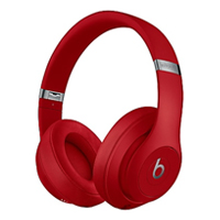 Apple Beats Studio3 Active Noise Cancelling Wireless Bluetooth Over-Ear Headphones - Red
