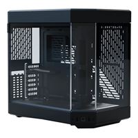 HYTE Y60 Modern Aesthetic Dual Chamber Panoramic Tempered Glass Mid-Tower ATX Computer Gaming Case - Black - PCIe 4.0 Riser Cable Included