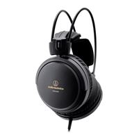 Audio-Technica ATH-A550Z Art Monitor Closed-Back Dynamic Headphones - Black
