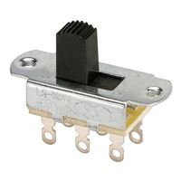 NTE Electronics Switch Slide Dpdt On-off 6a 125vac 3a 250vac .43 Inch Actuator Solder Terminals