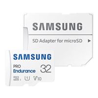 Samsung 32GB PRO Endurance MicroSDHC Class 10 / UHS-1 Flash Memory Card with Adapter
