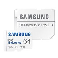Samsung 64GB PRO Endurance MicroSDHC Class 10 / UHS-1 Flash Memory Card with Adapter