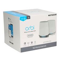 NETGEAR Orbi NBK752 - AX4200 WiFi 6 Triple-Band Mesh Whole Home Wireless System