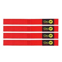 Wrap n Strap 9-in. Quick-Strap Cord and Rope Organizer (4-Pack) - Red
