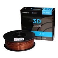 Inland 1.75mm Copper Silk PLA 3D Printer Filament - 1kg Spool (2.2 lbs)