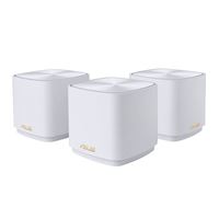 ASUS ZenWiFi AX Mini (White)- AX1800 WiFi 6 Dual-Band Mesh Whole Home Wireless System - 3 Pack