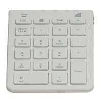 Inland Wireless 22-Key Numeric Keypad - White