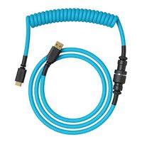 Glorious Coiled USB Type-C Cable - Electric Blue