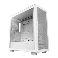 NZXT H7 Flow Tempered Glass Mid-Tower ATX Computer Case - White