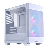 LIAN LI LANCOOL 215 W White Steel / Tempered Glass ATX Mid Tower Computer  Case- 840353041738