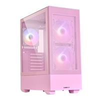 Lian Li Lancool 205 Mesh Type C Tempered Glass ATX Mid-Tower Computer Case - Pink