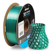 Inland 1.75mm Gray-Green Silk PLA 3D Printer Filament - 1kg Spool (2.2 lbs)