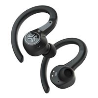 JLab Epic Air Sport Active Noise Cancelling True Wireless Bluetooth 5 Earbuds - Black