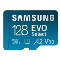Samsung 128GB EVO Select + microSDXC Class 10 / UHS-I Flash Memory...